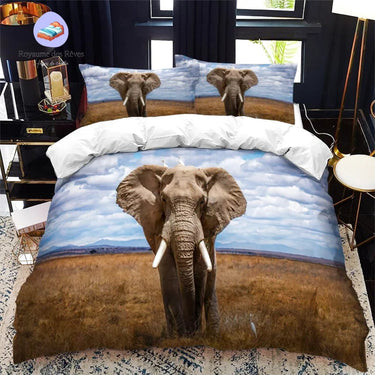Housse de Couette Éléphant Afrique